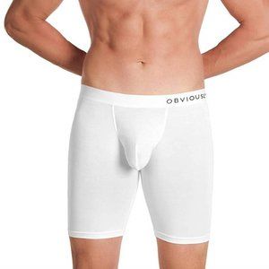 Obviously A01 PrimeMan Boxer Brief 9 inch Leg (White)